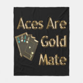 Couverture Polaire Les As D'Or Sont Mate D'Or, (Devant)