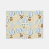 Couverture Polaire Les Ballons de l'air et les Patters des Clouds (Devant (Horizontal))