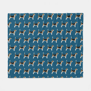 Couverture Polaire Les beagles modèlent l'amant original de chien