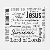 Couverture Polaire Les Beaux Noms de Jésus (Devant (Horizontal))