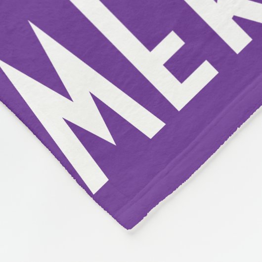 Couverture Polaire Les Beaux Noms de Jésus violet (Coin)