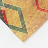 Couverture Polaire Les boho ethniques grondent le vieux motif. Impres (Coin)