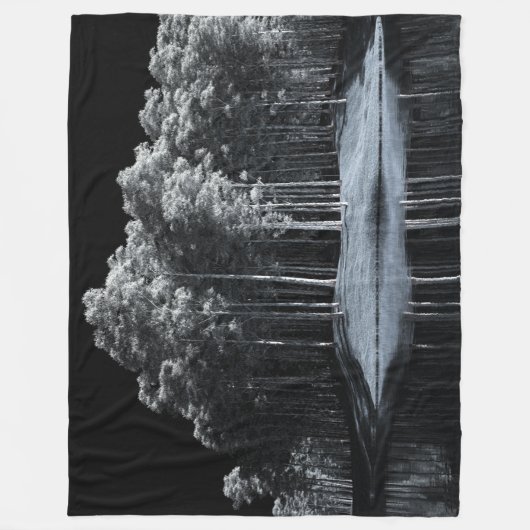 Couverture Polaire Les Bois Blanches (Nuit) (Devant)