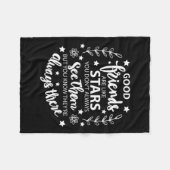 Couverture Polaire Les Bons Amis Sont Comme Des Étoiles (Devant (Horizontal))