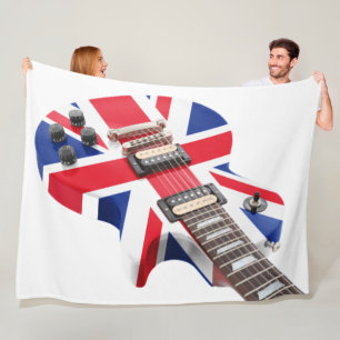 COUVERTURE POLAIRE LES BRITANNIQUES VIENNENT GUITARE