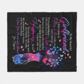 Couverture Polaire Les cadeaux de Giramie| Lettre à ma copine (Devant (Horizontal))