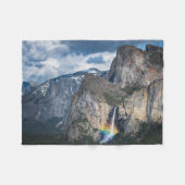Couverture Polaire Les cascades | Bride Veil Falls Yosemite Californi (Devant (Horizontal))