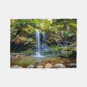 Couverture Polaire Les cascades | Parc national de Smokey Mountain (Devant (Horizontal))