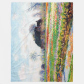 Couverture Polaire Les champs de tulipes au Pays-Bas, Monet (Devant)