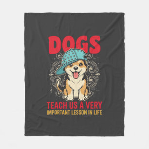 Couverture Polaire Les chiens nous enseignent une leçon très importan