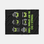 Couverture Polaire Les Choses Que Le Joueur Fait Dans Le Temps De Rec (Devant (Horizontal))