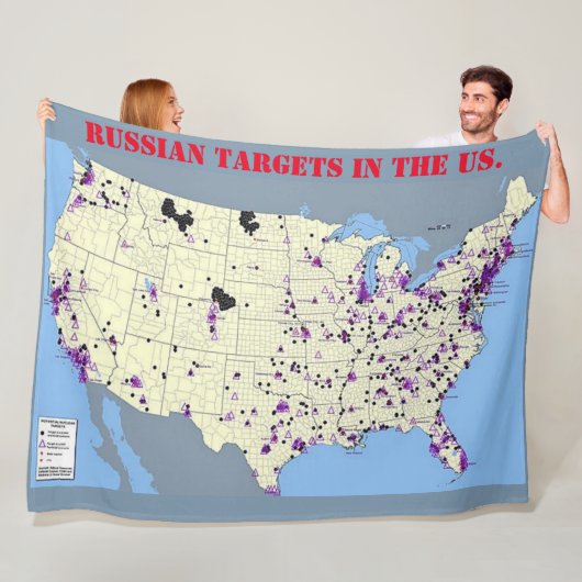 Couverture Polaire LES CIBLES RUSSES aux USA (En situation)