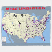 Couverture Polaire LES CIBLES RUSSES aux USA (Devant (Horizontal))