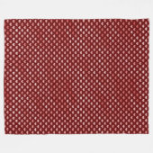 Couverture Polaire Les Coeurs rouges roses Ombre (Devant (Horizontal))