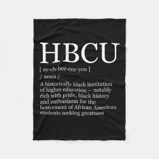 Couverture Polaire Les collèges et universités HBCU Mois de l'histoir