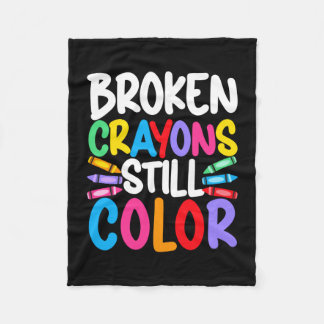 Couverture Polaire Les crayons cassés des hommes ont une santé mental
