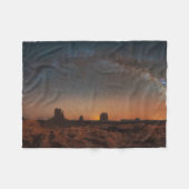 Couverture Polaire Les déserts | Ciel étoilé au-dessus d'un paysage d (Devant (Horizontal))