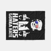 Couverture Polaire Les détestateurs amusants vont haïr le président D (Devant (Horizontal))