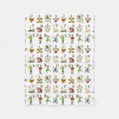 Couverture Polaire Les douze jours de Noël (Devant)