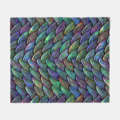 Couverture Polaire Les échelles de dragon font vibrer les Shades1 (Devant (Horizontal))