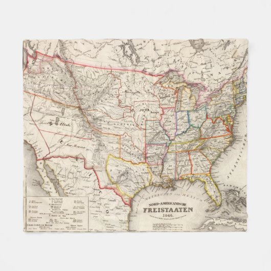Couverture Polaire Les Etats-Unis d'Amérique (Devant (Horizontal))