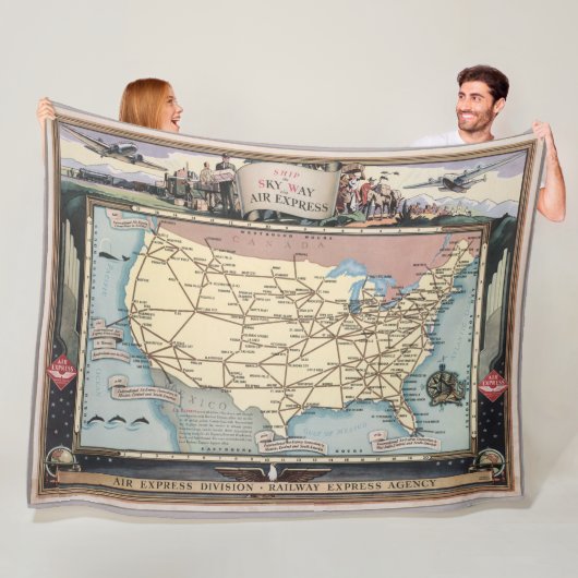 Couverture Polaire Les Etats-Unis tracent le bateau le Skyway par (En situation)