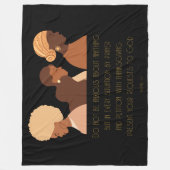 COUVERTURE POLAIRE LES FEMMES NOIRES PRIENT CHRÉTIEN (Devant)