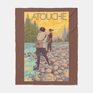Couverture Polaire Les femmes pilotent la pêche - Latouche, Alaska