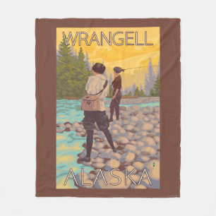 Couverture Polaire Les femmes pilotent la pêche - Wrangell, Alaska