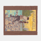 Couverture Polaire Les femmes pilotent la pêche - Wrangell, Alaska (Devant (Horizontal))