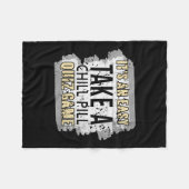 Couverture Polaire Les Femmes Prennent L'Esprit Pause Drôle Quiz Jeu  (Devant (Horizontal))