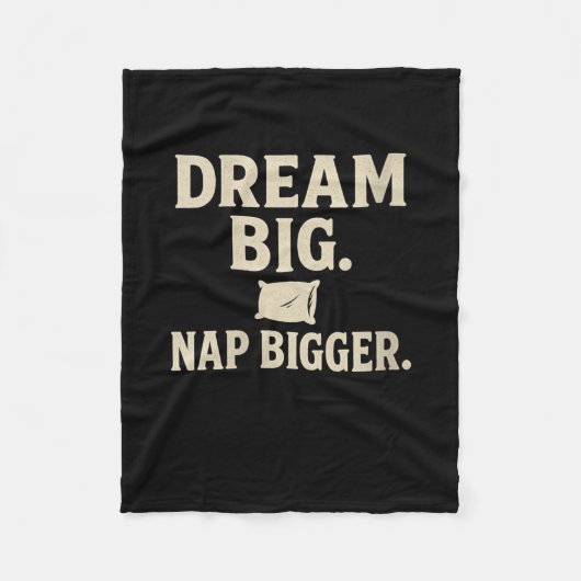 Couverture Polaire Les femmes rêvent Gros Nap Plus Gros Nappin Sarcas (Devant)