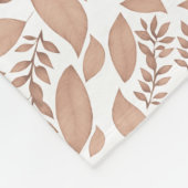 Couverture Polaire Les feuilles d'automne donnent merci Fleece Blanke (Coin)