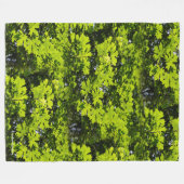 Couverture Polaire Les Feuilles de la forêt (Devant (Horizontal))