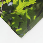 Couverture Polaire Les Feuilles de la forêt (Coin)