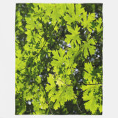 Couverture Polaire Les Feuilles de la forêt (Devant)