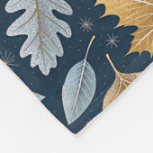 Couverture Polaire Les Feuilles d'hiver tombés en poussière par Frost (Coin)