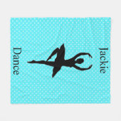 Couverture Polaire Les filles dansent Polka Dot (Devant (Horizontal))