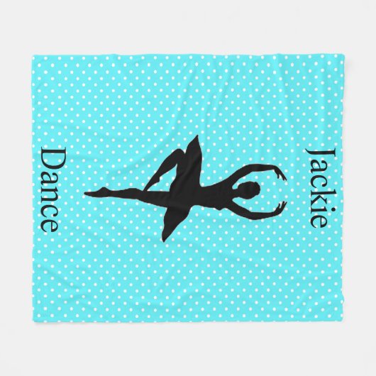 Couverture Polaire Les filles dansent Polka Dot (Devant (Horizontal))