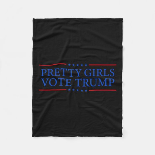 Couverture Polaire Les filles votent Trump (Devant)