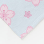 Couverture Polaire Les fleurs de cerisiers de Kawaii Sakura (Coin)