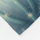 Couverture Polaire Les fleurs du désert peintes (Coin)