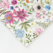 Couverture Polaire Les Fleurs Sont Les Mots De La Terre (Coin)