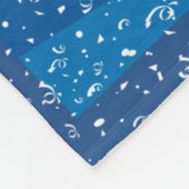 Couverture Polaire Les flocons de neige au vent - (Coin)