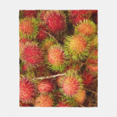 Couverture Polaire Les fruits du rambutan au marché de Can Duoc (Devant)