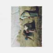 Couverture Polaire Les Gleaners, Jean-François Millet, 1857 (Devant)