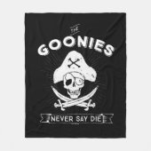 Couverture Polaire Les Goonies "Ne jamais dire mourir" Pirate Badge (Devant)
