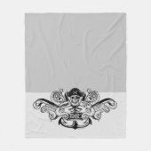 Couverture Polaire Les Goonies "Never Say Die" Pirate Ancre Badge (Devant)