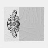 Couverture Polaire Les Goonies "Never Say Die" Pirate Ancre Badge (Devant (Horizontal))