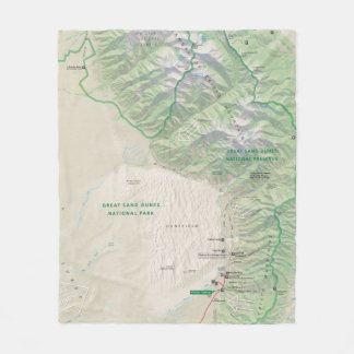 Couverture Polaire Les grandes dunes de sable (le Colorado) tondent